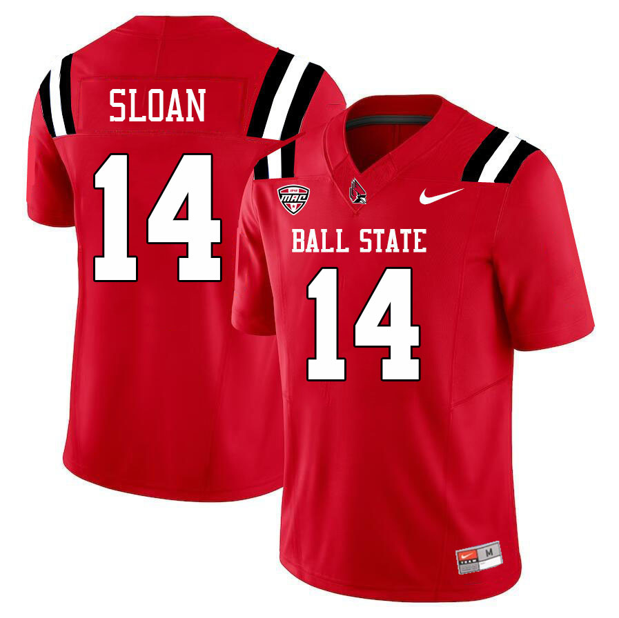 Braedon Sloan Ball State Jersey,Ball State Cardinals #14 Braedon Sloan Jersey Youth College-Cardinal